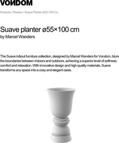 GHIVECI / JARDINIERA DE FLORI SUAVE 55x100cm Vondom