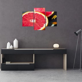 Tablou cu grapefruit tăiat (90x60 cm)