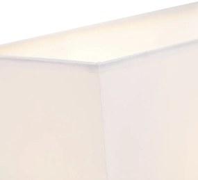 Lampa de perete moderna din otel cu abajur alb - Bergamo