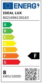 Bec de dimensiuni mari, cu filament LED VINTAGE XL E27 8W GOCCIA 130163
