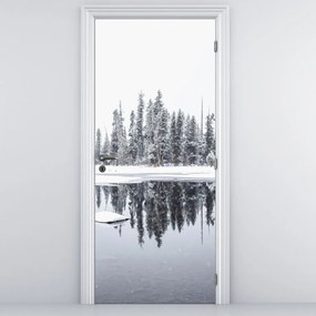 Fototapet pentru ușă - A fost alb... (95x205cm)