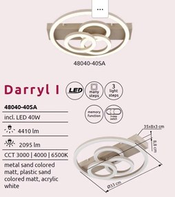 Plafoniera LED design circular DARRYL I