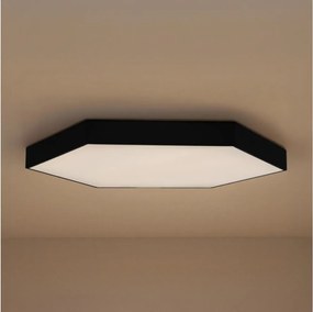 Plafonieră LED, 200W/230V, 3000/4000/6500K, Ø100 cm, negru