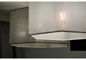 Lustră aplicată Duolla ROLLER TRIO HEX 3xE27/15W/230V negru/gri/alb