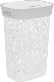 Coș de rufe cu capac lin Purl, 60L