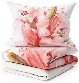 Lenjerie de pat din bumbac 3D LILYVIA, gri Dimensiune lenjerie de pat: 70 x 90 cm | 140 x 200 cm
