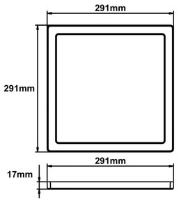 Plafonieră LED LASSE LED/24W/230V 3000/4000/6500K neagră Globo 12380-24B