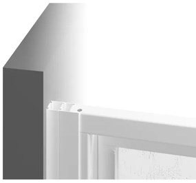 Cabina de duș Ravak SUPERNOVA 14V701O2ZGS - 90x90 cm, albă