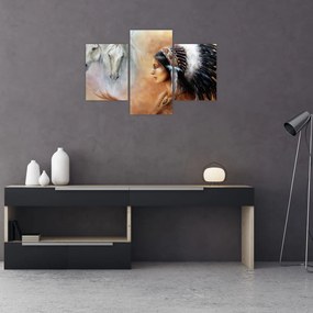 Tablou - Farmecele indienilor (90x60 cm)
