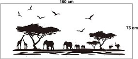Autocolant de perete "Africa" 160x75 cm