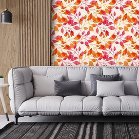 Tapet - Decor jucăuș de frunze