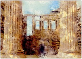 Tablou - Erechtheion, Atena, Grecia (70x50 cm)