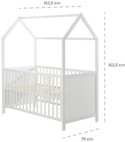 Pătuț alb 70x140 cm – Roba