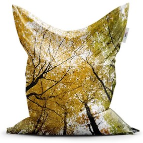 Sac de șezut Classic coroane de copaci - pentru copii, galben