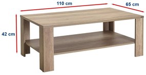 Măsuță de cafea Salome 2 (nuc deschis) . 1109369