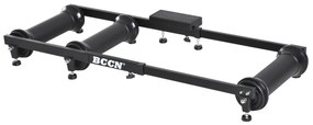 HOMCOM Trainer de Bicicletă Interioară, Suport Antrenament Reglabil, 49x16x82-130cm, Negru | Aosom Romania