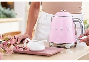 Ceainic electric roz din oțel inoxidabil 800 ml Retro Style – SMEG