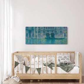 Tablou - Claude Monet, Palazzo da Mula, Venice, reproducere (120x50 cm)