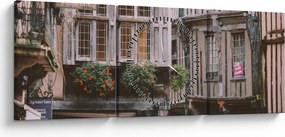 Tablou - Creperia (cu ceas) (90x30 cm)