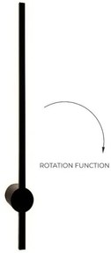 Aplica de perete LED pivotanta design liniar TROY 60cm