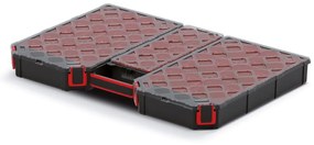 Organizator servieta 57,7 × 39 × 6 cm, cutii, negru