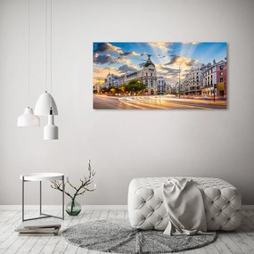 Pictura pe sticlă acrilică Madrid, spania