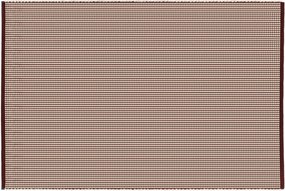 Covor burgundy/în culoare naturală țesut manual din lână 200x300 cm Talo – noo.ma