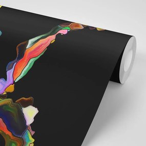 Tapet fețe abstracte ale ființelor umane