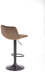 Scaun de bar H95 velvet bej