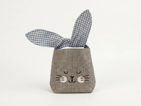 Sac din material NATURO sub forma de iepure, 14x14 cm - mai multe variante Culoare: Albastru