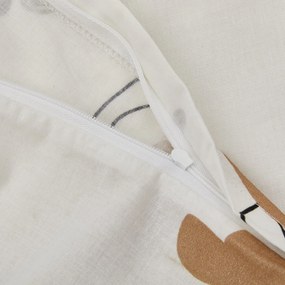 Lenjerie de pat din bumbac Renforcé TIMBA DEER albă Dimensiune lenjerie de pat: 80 x 80 cm | 135 x 200 cm