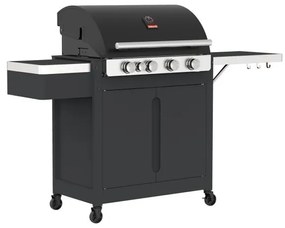 Barbecook BC-GAS-2038 Stella 4311 grătar pe gaz cu depozitare, arzător lateral cu infraroșu, 174x59x119cm