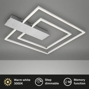 Plafonieră LED dimabilă Briloner 3545-018 NICO LED/25W/230V crom