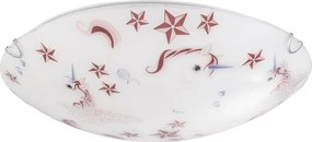 Globo 40609-2 - Plafonieră NATALIE 2xE27ILLU/60W/230V diam. 40 cm