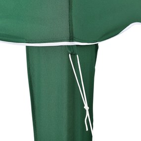 Pavilion pliabil "Vivara" 3 x 3 m verde, cu ambalaj pentru transport