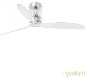 Ventilator de tavan modern cu telecomanda MINI TUBE FAN Transparent 33393