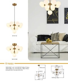 Lustra suspendata design modern GRAPPY 13L