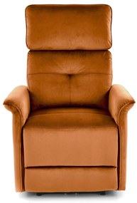 Fotoliu recliner Semir velvet cinnamon H108 cm