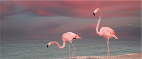 Tablou - Flamingo (120x50 cm)