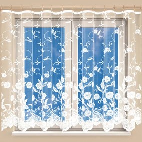 Perdea finisată din jacard DEBORA - set pentru balcon