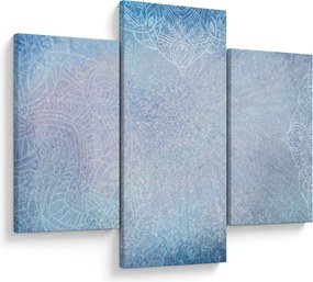 Tablou - Mandala in albastru (90x60 cm)