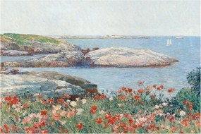 Tablou - Childe Hassam, Poppies,  Isles of Shoals, reproducere (90x60 cm)