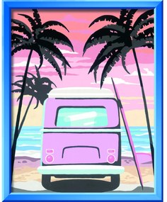 PICTURA PE NUMERE - MASINA PE PLAJA - RAVENSBURGER (RVSPBN20131)