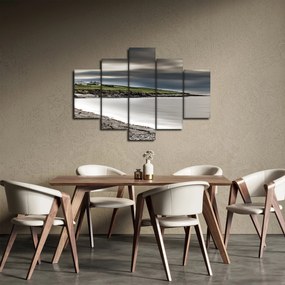 Tablou cu lac în amurg (150x105 cm)