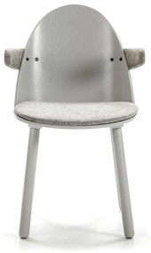 Scaun cu cotiere Teulat Uma, gri