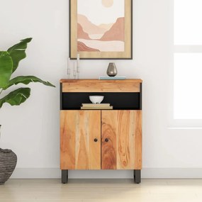 352914 vidaXL Servantă cu 2 uși, 60x33x75 cm, lemn masiv de acacia