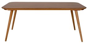 Masă dining din lemn de frasin Ragaba Contrast, 180 x 90 cm