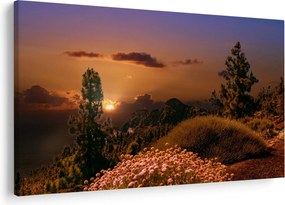 Tablou naturii cu apus de soare (90x60 cm)