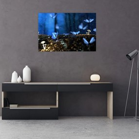 Tablou cu fluturi alabstre (90x60 cm)