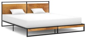 324867 vidaXL Cadru de pat, 180 x 200 cm, metal